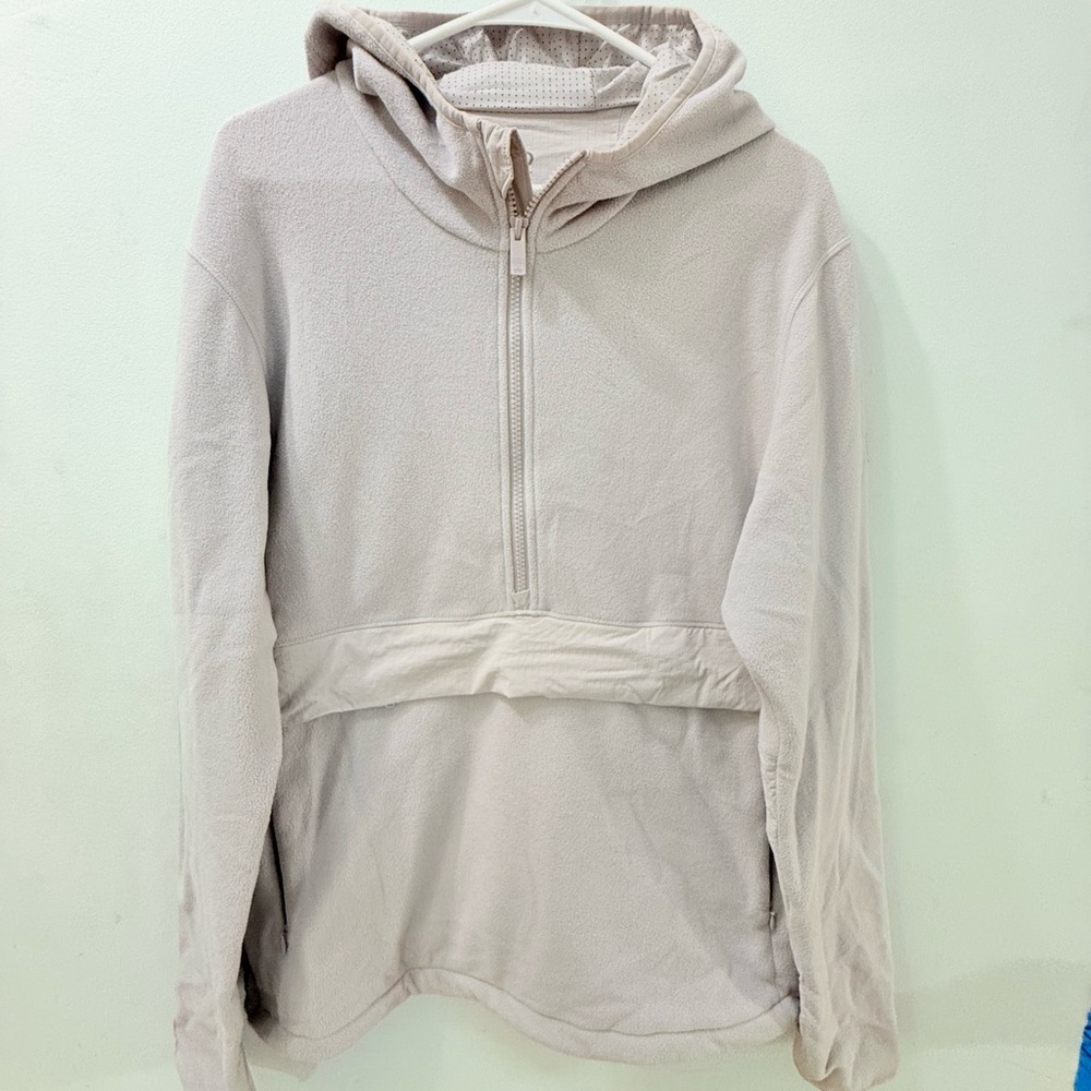 Alo men’s polar fleece 1/4 zip sweater Shark